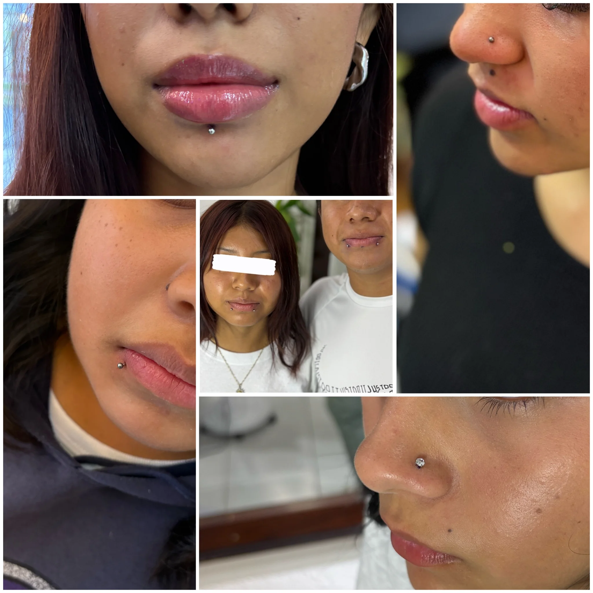 Professional ear piercing work